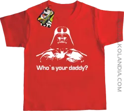 LORD Who`s your daddy - koszulka dziecięca czerwona 