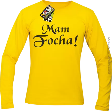 Mam Focha - Longsleeve męski żółty 