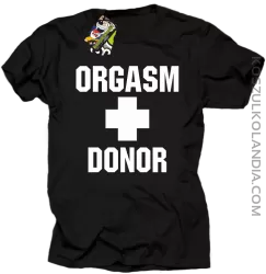 Orgasm Donor - Koszulka męska czarna 