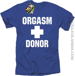 Orgasm Donor - Koszulka męska niebieska 