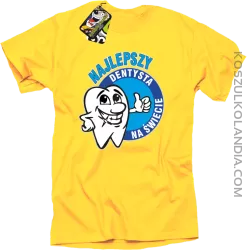 Najlepszy dentysta na świecie - Koszulka męska żółty