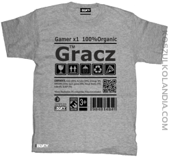 Gracz GAMER - koszulka dziecięca melanż 