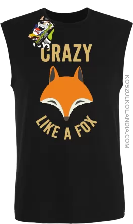Crazy like a Fox - Bezrękawnik męski czarny 