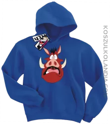Pumba Scream - modna bluza dziecięca - niebieski
