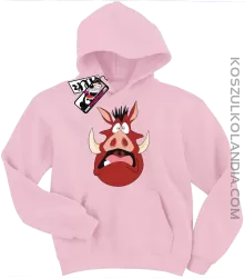 Pumba Scream - modna bluza dziecięca - różowy