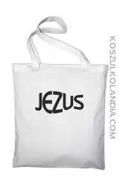 JEZUS Jesus christ symbolic - torba na zakupy - biały