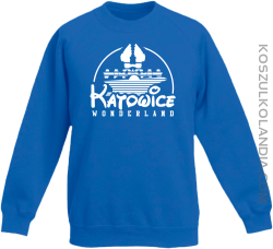 Katowice Wonderland - Bluza dziecięca standard bez kaptura niebieska