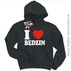 I love Będzin - bluza dziecięca - czarny