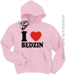 I love Będzin - bluza dziecięca - różowy