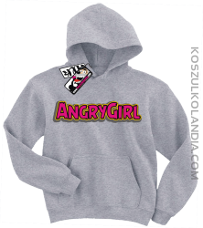 Angrygirl - modna bluza dziecięca - melanżowy