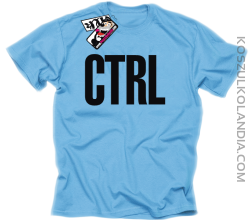 CTRL - koszulka męska - błękitny