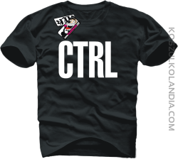 CTRL - koszulka męska - czarny