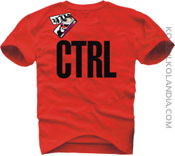 CTRL - koszulka męska - czerwony