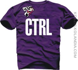 CTRL - koszulka męska - fioletowy