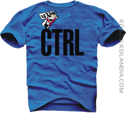 CTRL - koszulka męska - niebieski