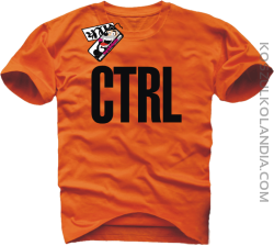 CTRL - koszulka męska - pomarańczowy