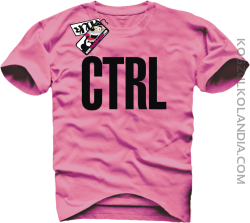CTRL - koszulka męska - różowy