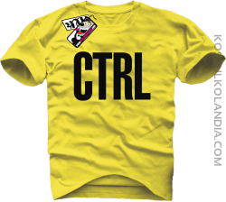 CTRL - koszulka męska - żółty