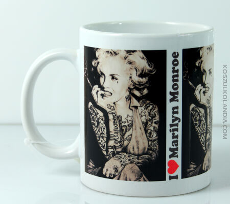 Marilyn Monroe retro - Kubek ceramiczny 