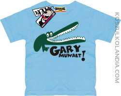 Gary Muwałt - zabawna koszulka dziecięca - błękitny