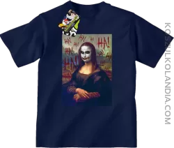 Mona Lisa Hello Jocker - koszulka dziecięca granat
