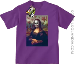 Mona Lisa Hello Jocker - koszulka dziecięca fiolet 