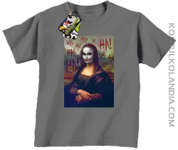 Mona Lisa Hello Jocker - koszulka dziecięca szara