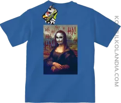 Mona Lisa Hello Jocker - koszulka dziecięca niebieska 