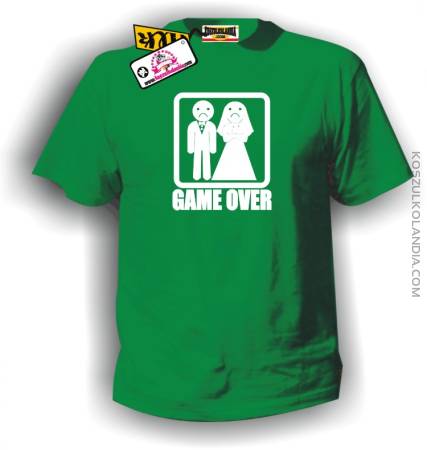 GAME OVER -koniec wolności- Koszulka męska