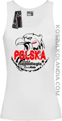 Polska Wielka Niepodległa - Top damski biały 