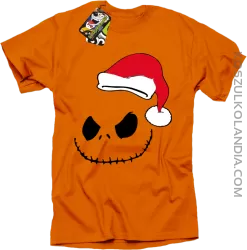 Halloween Santa Claus - Koszulka męska pomarańcz 