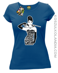 Audrey Hepburn RETRO-ART - Koszulka damska granat 