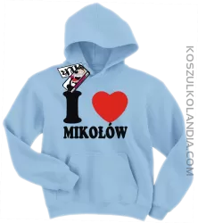 I love Mikołów - bluza dziecięca - błękitny