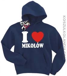 I love Mikołów - bluza dziecięca - granatowy