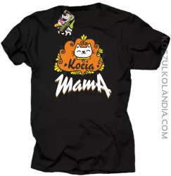 Kocia Mama - Koszulka męska czarna 