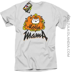 Kocia Mama - Koszulka męska biała 