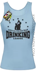Official Polish Team Drinking League - Top damski błękit