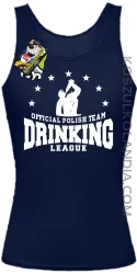 Official Polish Team Drinking League - Top damski granat