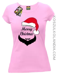 Merry Christmas Barber - Koszulka damska jasny róż 