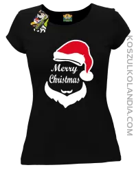 Merry Christmas Barber - Koszulka damska czarna 