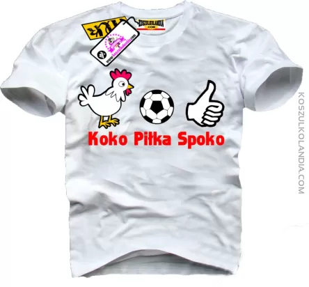 Koko Piłka Spoko - Koszulka Męska