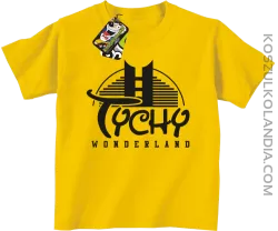 TYCHY Wonderland - Koszulka dziecięca żółta 