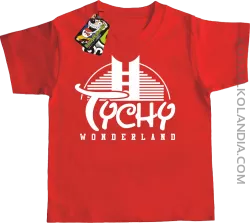 TYCHY Wonderland - Koszulka dziecięca czerwona 