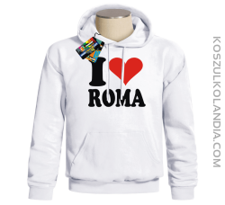 I LOVE ROMA - bluza z nadrukiem 2 Bluzy z nadrukiem nadruk