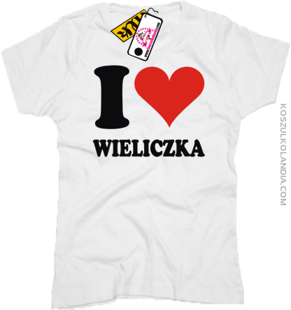 I LOVE WIELICZKA - koszulka damska 2 koszulki z nadrukiem nadruk