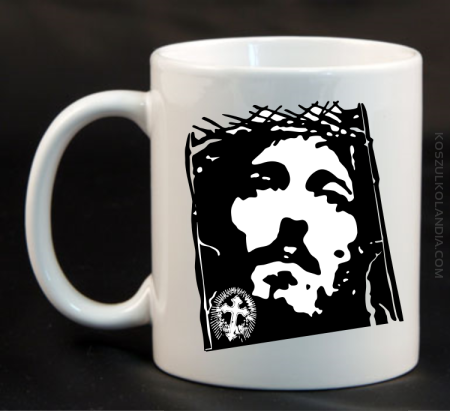 Jezus Chrystus Umarł na krzyżu za grzechy nasze - Kubek ceramiczny 