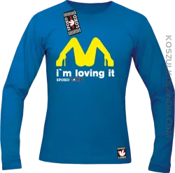 MCky I`m Loving It - Longsleeve męski niebieski
