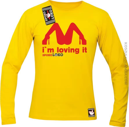 MCky I`m Loving It - Longsleeve męski żółty 