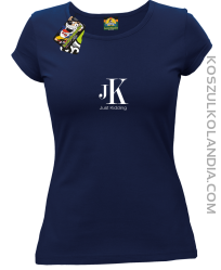 JK Just Kidding - koszulka damska granatowa