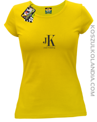 JK Just Kidding - koszulka damska żółta
